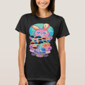 Bunny Pastel Goth And Mushrooms T-shirt (Voorkant)