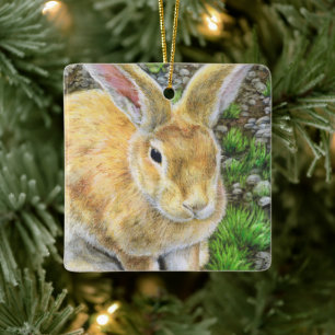Bunny Pastel Keramisch Ornament