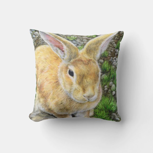 Bunny Pastel Kussen (Voorkant)