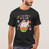 Bunny Pastel Spring Hunt Eggs Rabbit Happy Easter  T-shirt (Voorkant)