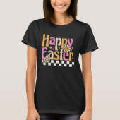 Bunny Pastel Spring Hunt Eggs Rabbit Happy Easter  T-shirt (Voorkant)