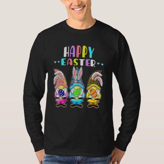 Bunny Pastel Spring Hunt Eggs Rabbit Happy Pasen T-shirt (Voorkant)