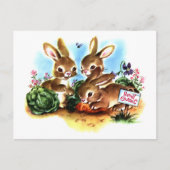 Bunny Patch Briefkaart (Voorkant)