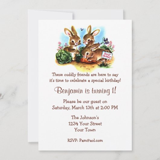 Bunny Patch Kaart (Achterkant)