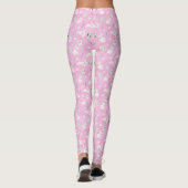 Bunny Patterned Roze Leggings (Achterkant)