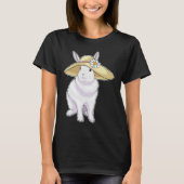 Bunny Pet Flower T-shirt (Voorkant)