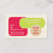 Bunny Phone Visitekaartjes (Achterkant)