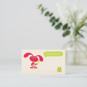 Bunny Phone Visitekaartjes (Staand voorkant)