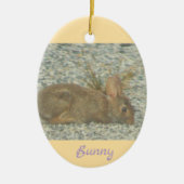 Bunny Photo Ornament (Voorkant)