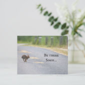 Bunny Photo Postcard Feestdagenkaart (Staand voorkant)