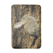 Bunny Photo Small Rabbit in Sunshine Natuur Badmat (Voorkant Verticaal)