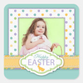 Bunny Photo Sticker S (Voorkant)