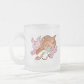 Bunny Pillow voor Kat Matglas Koffiemok (Links)