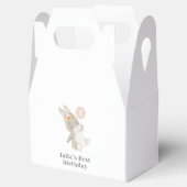 Bunny Pink-ballon Bedankdoosjes (Geopend)