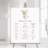 Bunny Pink Balloon Poster