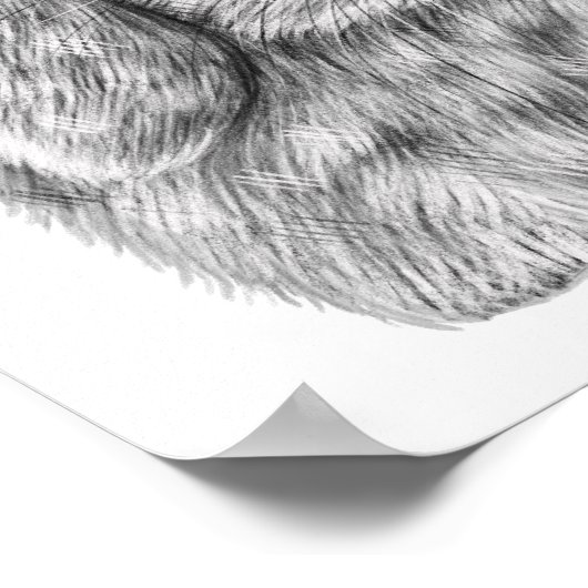 Bunny Pink Bow Nursery Print | Bunny Print (Hoek)