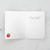 Bunny Pink Happy Birthday Kaart (Binnen)