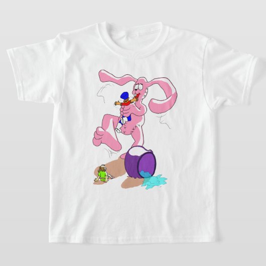 Bunny Pink Hop T-shirt (Laagn)
