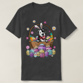 Bunny Pit Bull Dog Happy Paast Day Lover Egg Hunt T-shirt (Design voorkant)