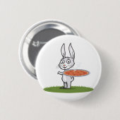 Bunny Pizza Ronde Button 5,7 Cm (Voorkant /achterkant)