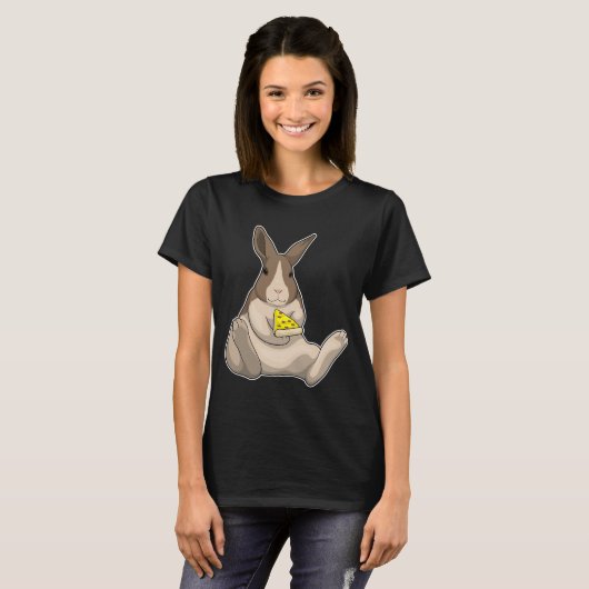 Bunny Pizza T-shirt (Voorkant volledig)