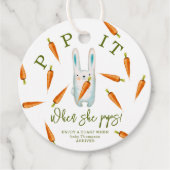 Bunny - Pop het! Als ze poppen! Bedankjes Labels (Voorkant)