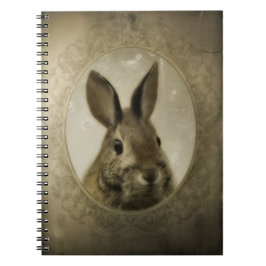 Bunny Portrait Notitieboek (Voorkant)