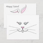 Bunny Post Feestdagenkaart (Voorkant / Achterkant)