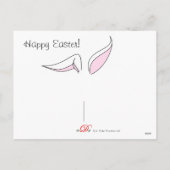 Bunny Post Feestdagenkaart (Achterkant)