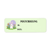 Bunny PostcrossOvering ID Labels (Voorkant)