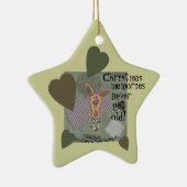 Bunny Prim Keramisch Ornament (Rechts)