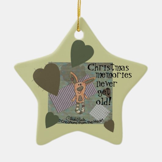 Bunny Prim Keramisch Ornament (Voorkant)