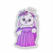 Bunny Princess Sticker (Voorkant)