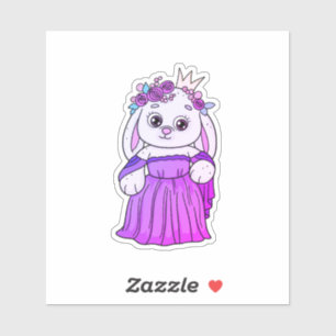 Bunny Princess Sticker