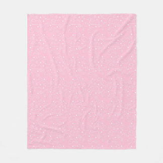 Bunny Print Fleece Deken