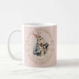 Bunny Puff Company Vintage Rabbit Gentleman Koffiemok