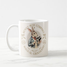 Bunny Puff Company Vintage Rabbit Gentleman Koffiemok