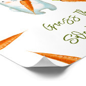 Bunny - Raad de zoete puinhoop baby shower spel Poster (Hoek)