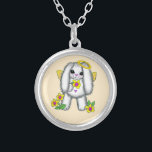 Bunny Rabbit Angel Ketting<br><div class="desc">Bunny Rabbit Angel Ketting, Angel kleding, Angel t-shirts, Angel geschenken van ArtMuvz Illustration. Matching Angel T-shirt voor mama, papa, kinder, baby. Christelijke Angel canvas tas, verjaardagscadeau, paas en kerstcadeau, mok, pet. PAngel-geschenken kunnen religieus of seculier van natuur zijn en kunnen voor elk budget worden gevonden. Engel geschenken zijn een herinnering...</div>