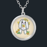Bunny Rabbit Angel Ketting<br><div class="desc">Bunny Rabbit Angel Ketting, Angel kleding, Angel t-shirts, Angel geschenken van ArtMuvz Illustration. Matching Angel T-shirt voor mama, papa, kinder, baby. Christelijke Angel canvas tas, verjaardagscadeau, paas en kerstcadeau, mok, pet. PAngel-geschenken kunnen religieus of seculier van natuur zijn en kunnen voor elk budget worden gevonden. Engel geschenken zijn een herinnering...</div>