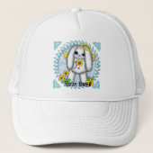 Bunny Rabbit Angel Trucker Pet (Voorkant)