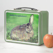 Bunny Rabbit Animal Metal Lunch (In situ)