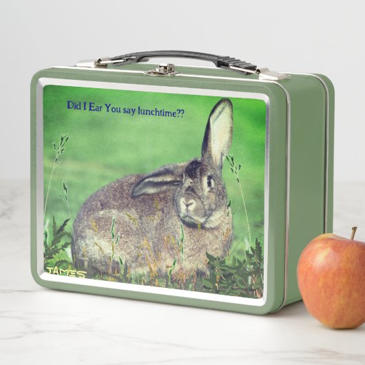 Bunny Rabbit Animal Metal Lunch (In situ)