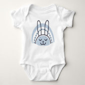 Bunny Rabbit Baby Bodysuit Sleeper (Voorkant)