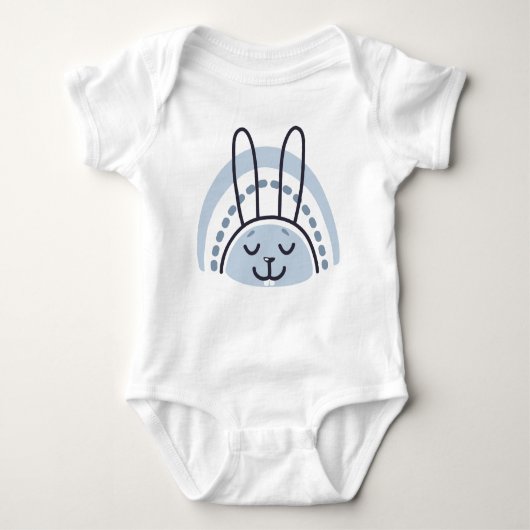 Bunny Rabbit Baby Bodysuit Sleeper (Voorkant)