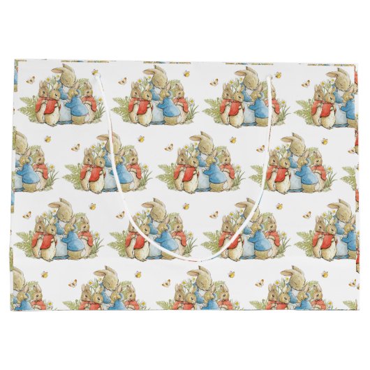 Bunny Rabbit Baby Boy Meisje Douche Groot Cadeauzakje (Achterkant)