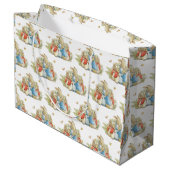 Bunny Rabbit Baby Boy Meisje Douche Groot Cadeauzakje (Achterkant Gekanteld)