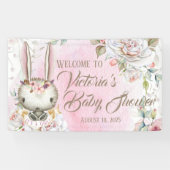 Bunny Rabbit Baby shower Banners (Horizontaal)