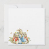 Bunny Rabbit Baby shower Invitation (Achterkant)