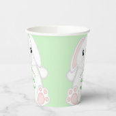 Bunny Rabbit Baby shower Papieren Bekers (Links)